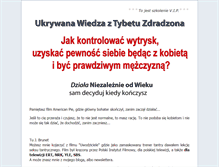 Tablet Screenshot of kontrolawytrysku.pl